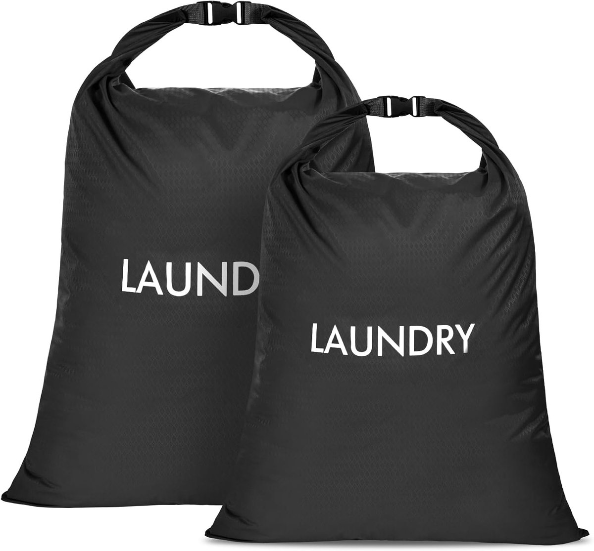 Waszakken voor op reis, nylon waszakken voor wasgoed, roll-top natte droogzak voor zwemmen, yoga, badpak, workout, organizer voor vuile kleding