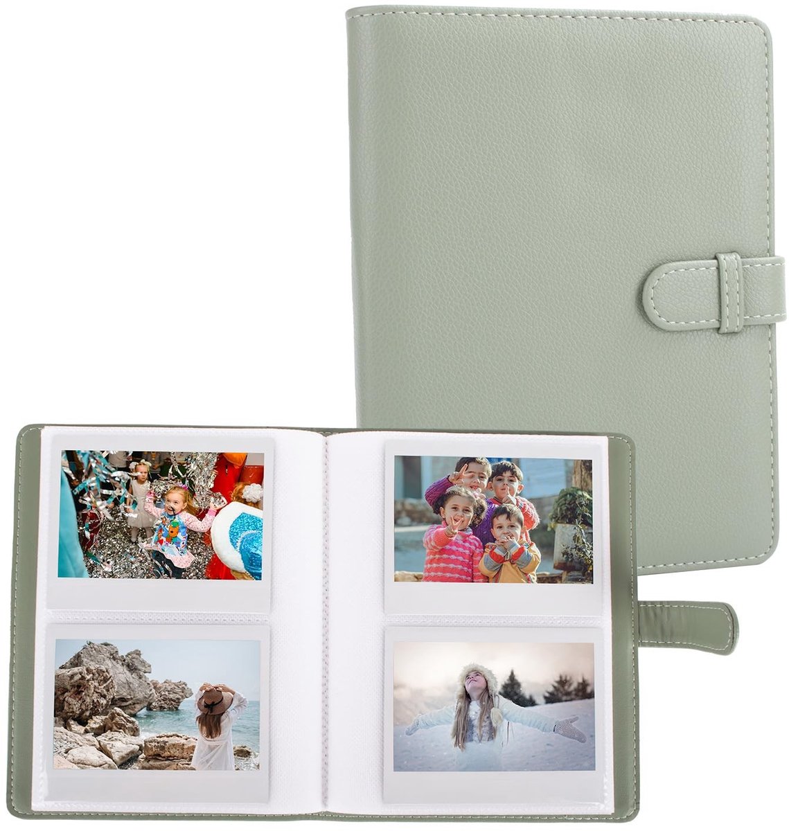 Omgoods - Fotoalbum met 80 Pockets voor Instax Wide Camera's