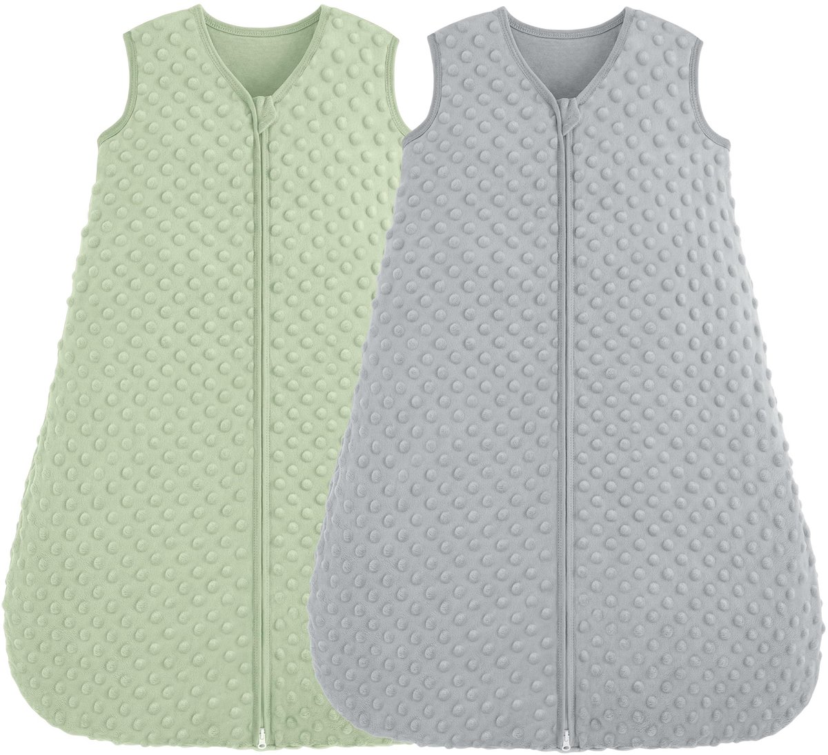 Omgoods - Baby Slaapzak 18-24 Maanden 1.5 Tog met Pluche Dots, 2 Stuks