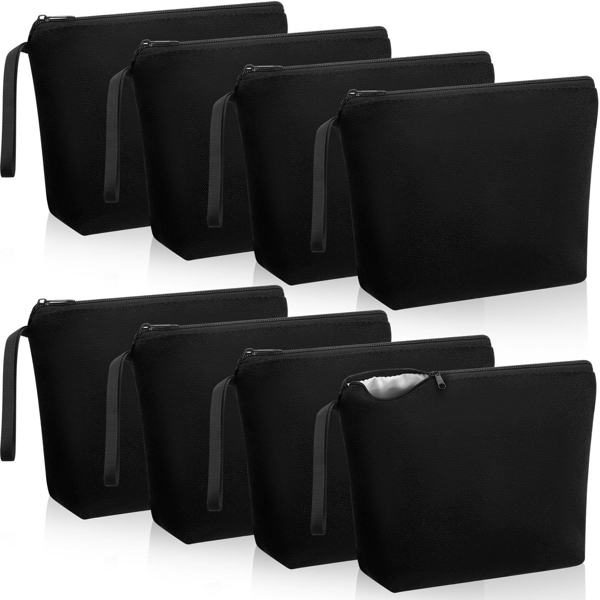 Omgoods - Set van 3 Canvas Make-up Tassen voor DIY