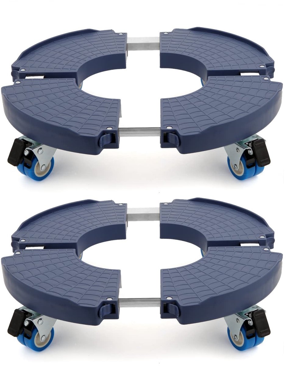 Omgoods - Plantenwagen met Wielen - Zware Capaciteit 440lbs, 2-Pack