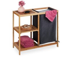 Omgoods - Bamboe Wasmand Rek met 3 Planken