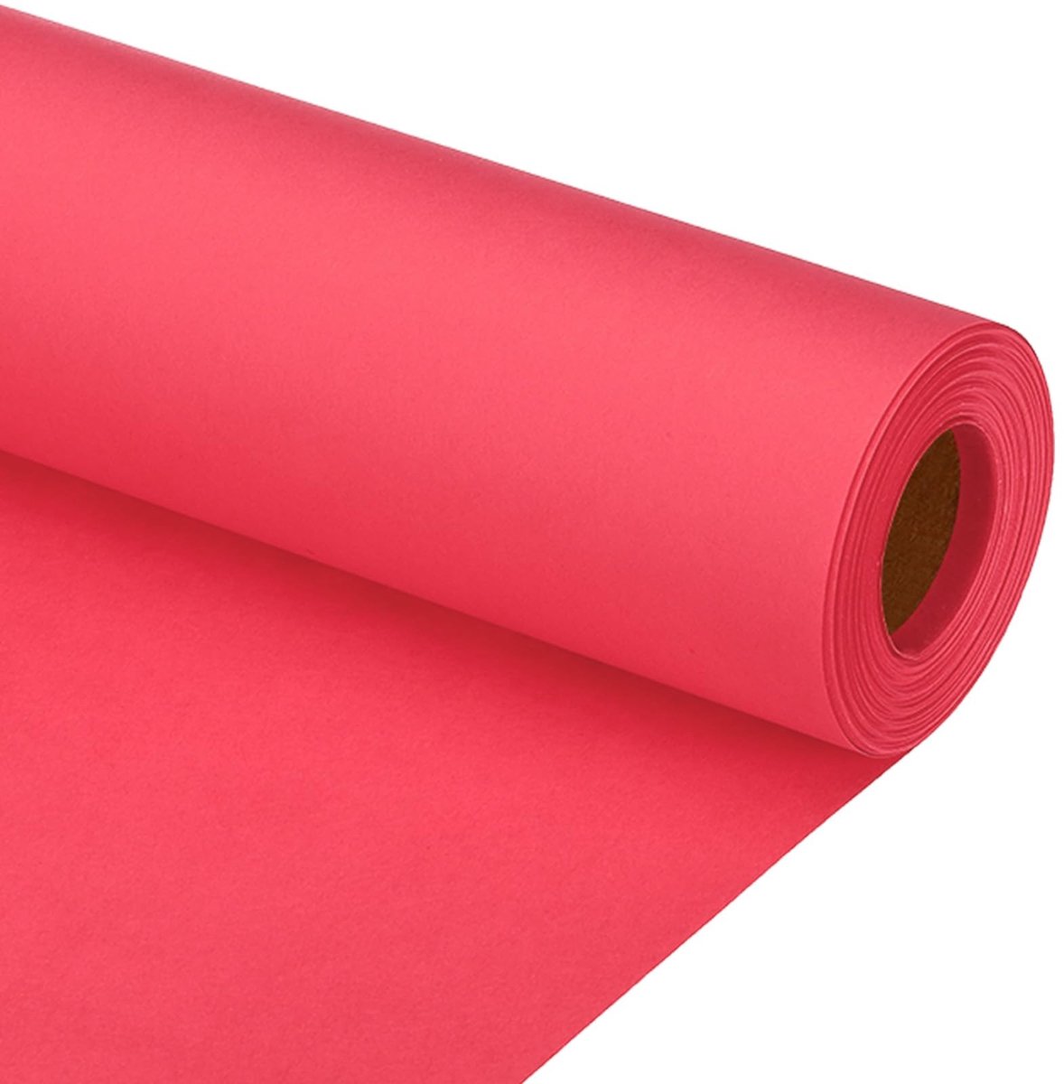 Omgoods - Kraft Papier Rol 15" x 600" voor Verpakken en Creatieve Projecten, Rood