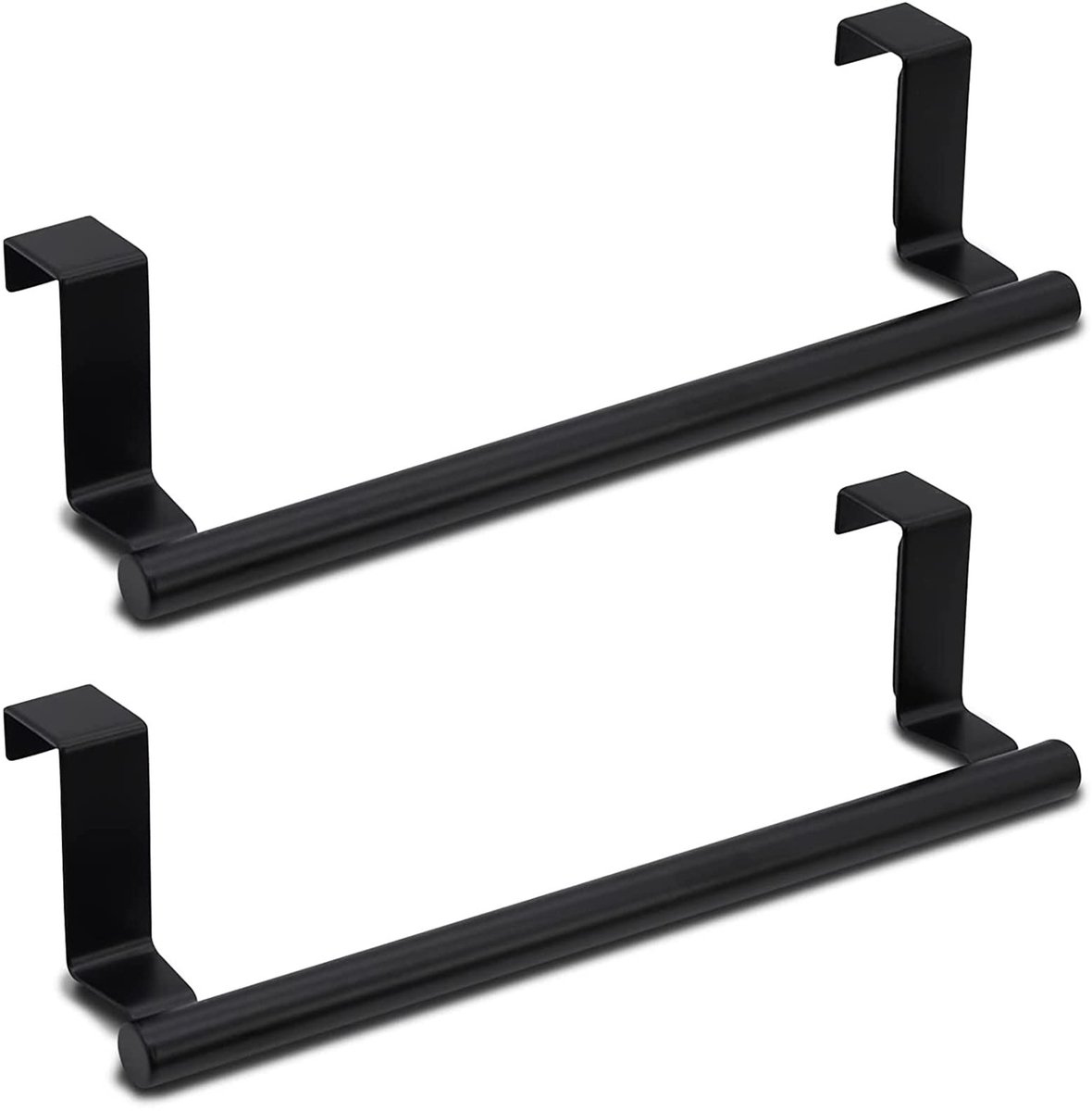 Omgoods - Set van 2 Keuken Handdoekhouders - Towel Rack zonder Boren, 23.5 cm