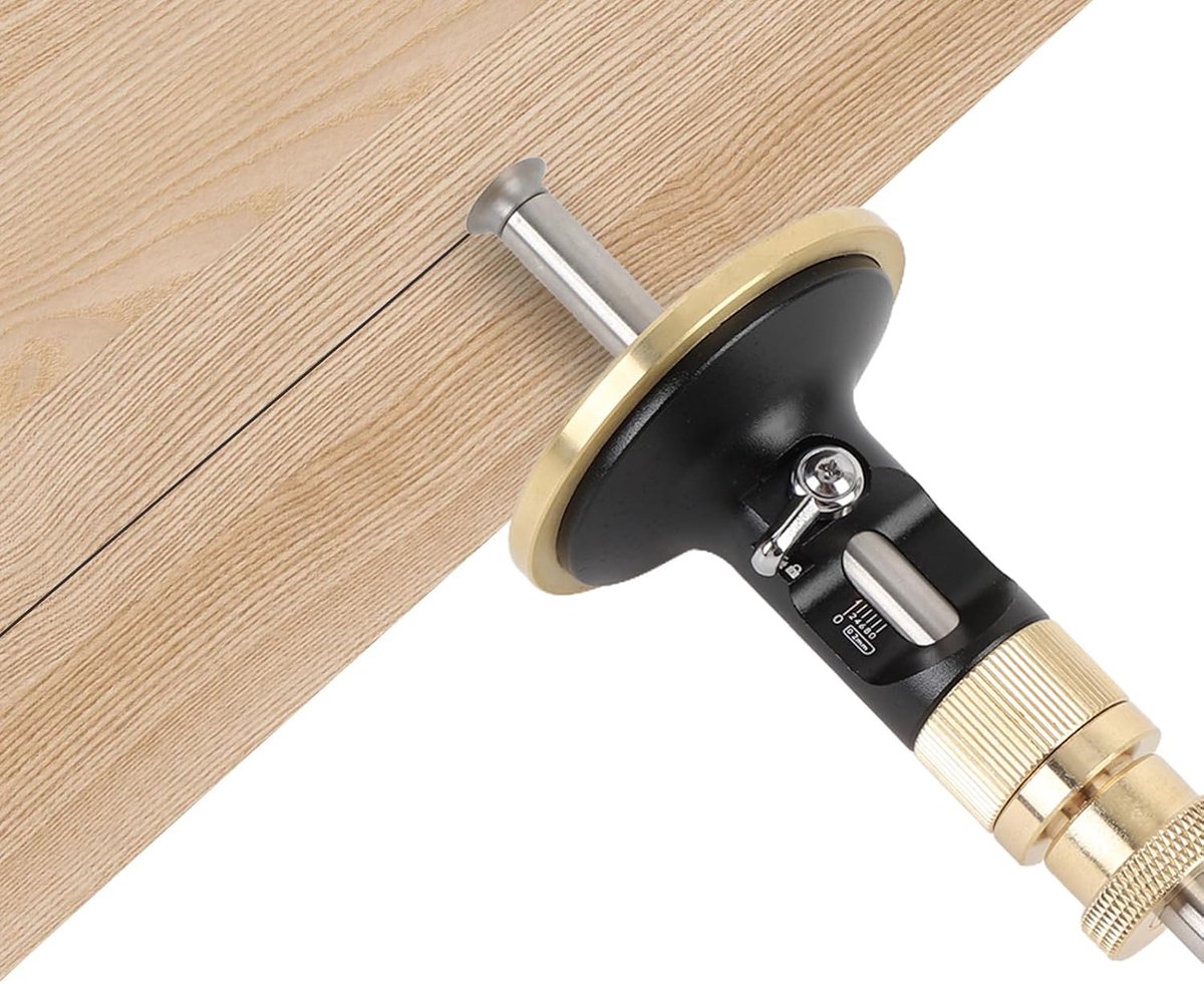 Markeerder voor hout met roller snijder - Precisie-instelling tot 12 cm - Voor timmerwerk - Perfecte lijnen - ShopVlot