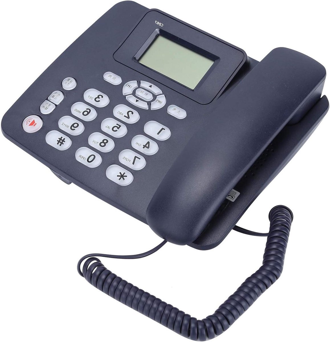 Vaste Telefoon - Kantoor Telefoon - Zakelijke Communicatie - Dubbele Interface - Niet gespecificeerd - Blauw