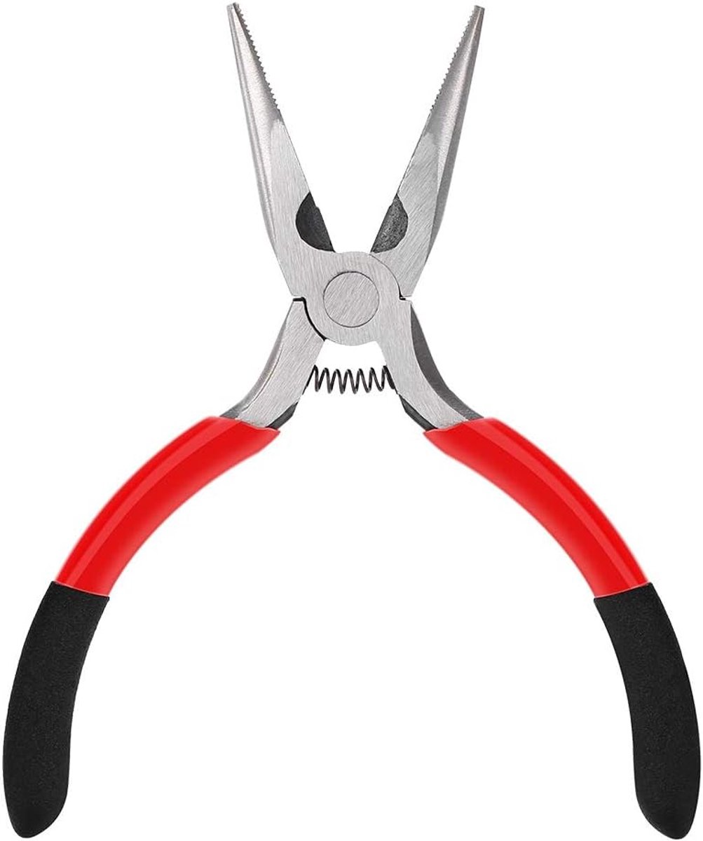 SnelShoppen - Jewelry Tang Lange Neus Tangen, Naald Neus Tangen Dubbel Kleur Handvat Draad Snijd Gereedschap voor Elektrisch en Houtwerk, DIY en Siera