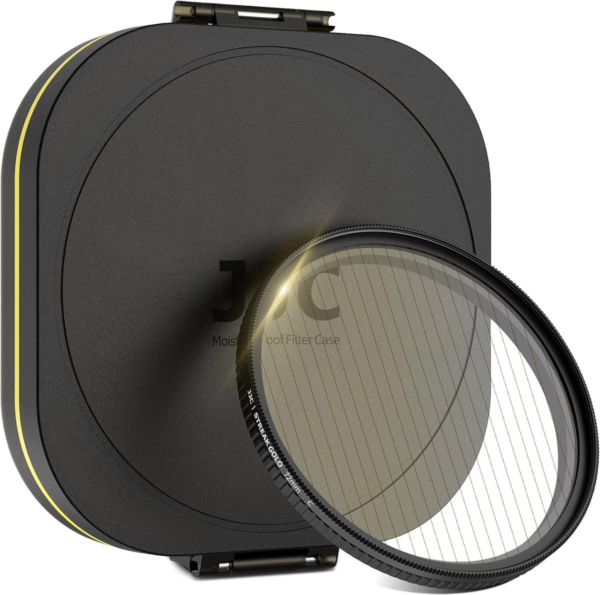 Kiorafoto 72MM Gold Streak Special Effects Lens Filter,Anamorphic Filter for Camera Photos and Cinematice - ShopVlot