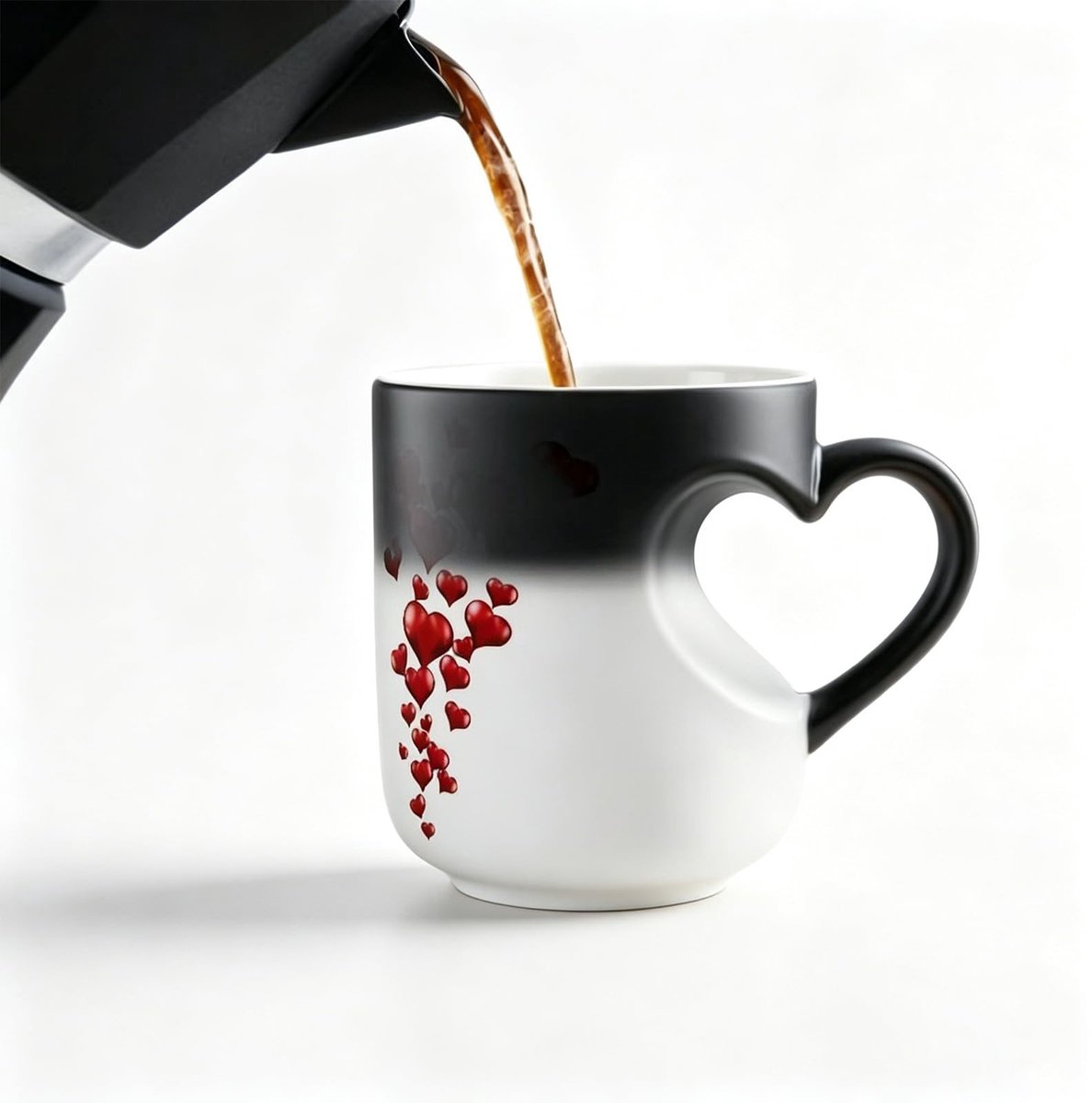Omgoods - Magische Koffiemok met Hart en Kleurverandering