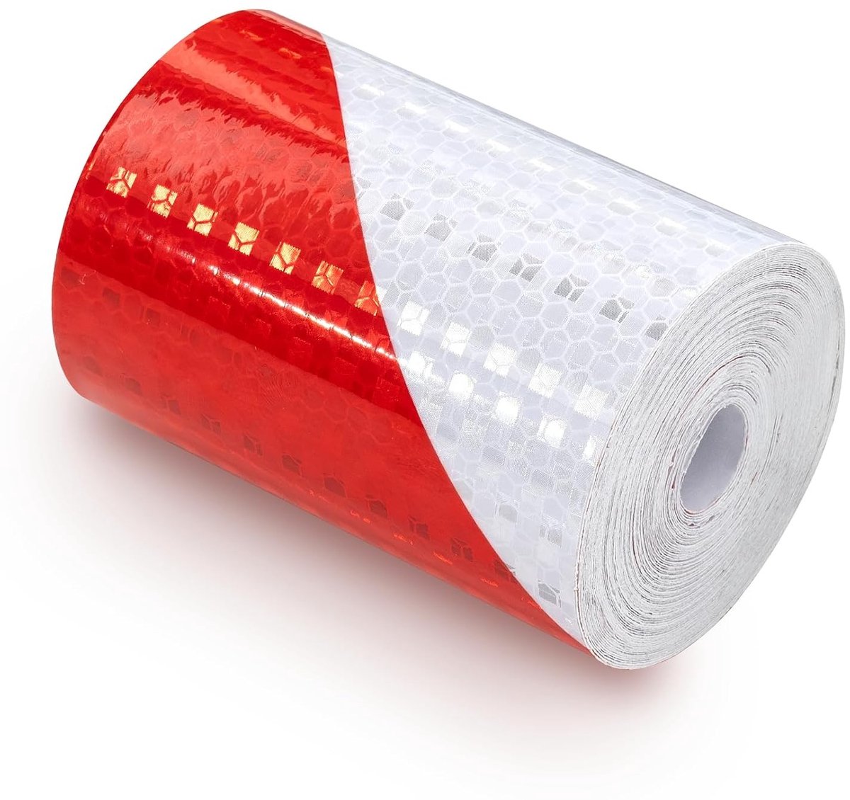 Fluorescerende reflecterende tape 10 cm x 10 m - Waterdicht en hoog zichtbaar voor veiligheid, ideaal voor voertuigen en buitengebruik
