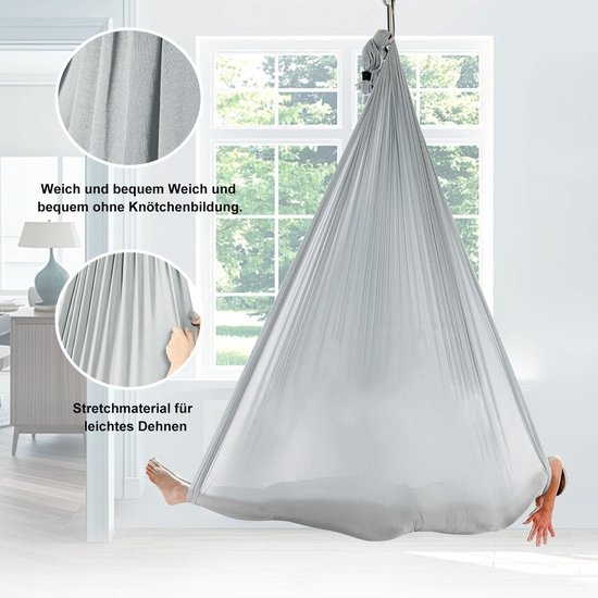 Omgoods - Aerial Yoga Hangmatset - Multifunctionele Nestschommel voor Binnen van Omgoods — afbeelding 3