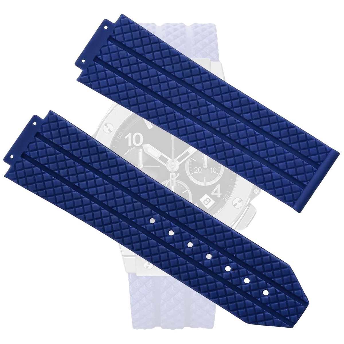 Omgoods - Vervangende Rubber Watch Band voor H Big Bang 44-45mm