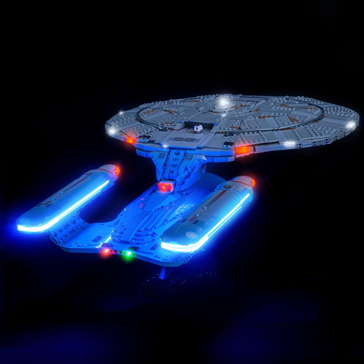 Omgoods- Lichtset Decoratieverlichting - Compatibel met Lego U.S.S. Enterprise NCC-1701-D - LED Lichtstrip - Bouwstenen Model - Eenvoudige Installatie - Creatieve Verlichting - Verlichtingsset