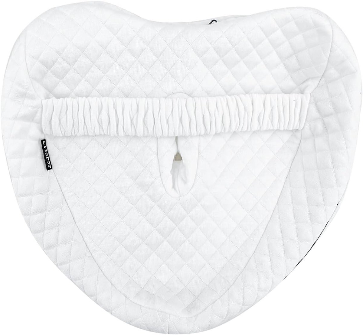 Cushion Covers Replacement for Knee Pillow, Washable, White with Band - ShopVlot