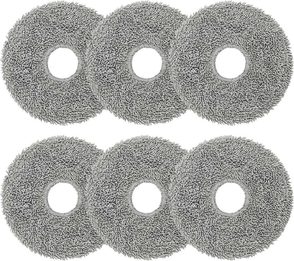 Realm 6-delige accessoireset voor Roborock Saros 10R /Q Revo/Qrevo MaxV/Qrevo Master/Qrevo Slim/Qrevo Pro/Qrevo S/Qrevo Curve robotstofzuiger, reinigingsdoekjes, reserveonderdelen