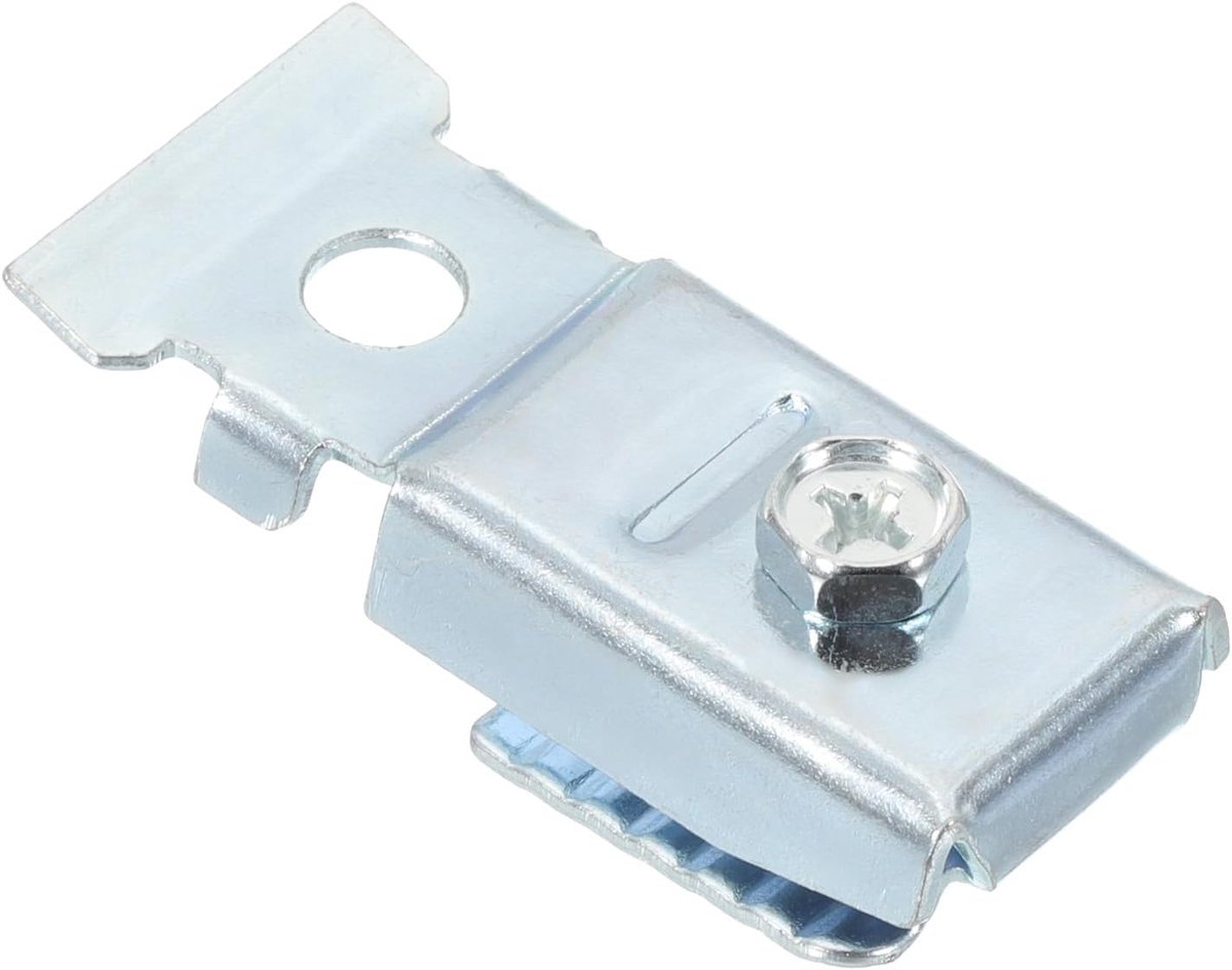 Bifold deurbeslag, 0,7 inch vergrendelingsapparaat, dubbelgevouwen deur- en bodembeugels, draai- en geleidingswielreparatie voor opvouwbare zakschuurdeur, zilver
