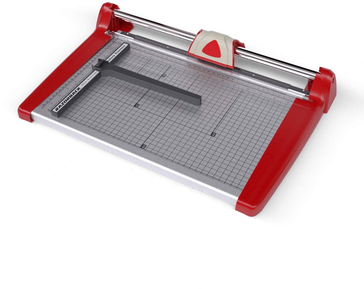 SnelShoppen - Heavy Duty Roterende Trimmer voor Papier en Plastic Folie - 360 mm Snede - Perfect voor School, Thuis en Kantoor Gebruik