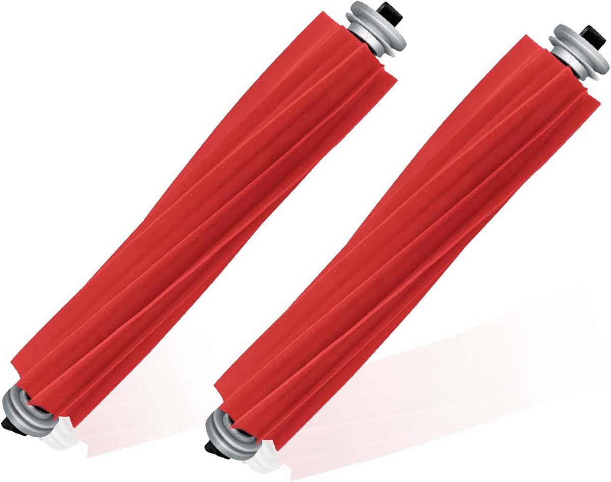 2 stuks originele accessoires, scheidbare rubberen hoofdborstel, accessoireset, reserveonderdelen, rollen, borstel voor S7/S7 Maxv/S7 Maxv Ultra/S7 Max Ultra/S7 Pro Ultra/Q Revo