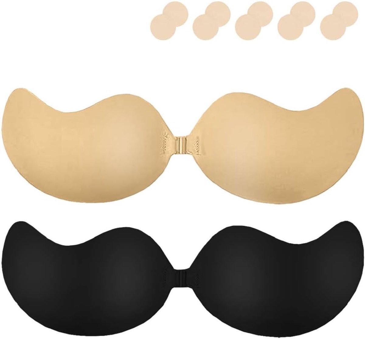 Plakbeha, push-up, zonder bandjes, onzichtbare strapless, plakbeha, plakbeha, zonder bandjes, grote borsten, plakpads, kleine borsten, voor jurk met blote rug, bruidsjurk