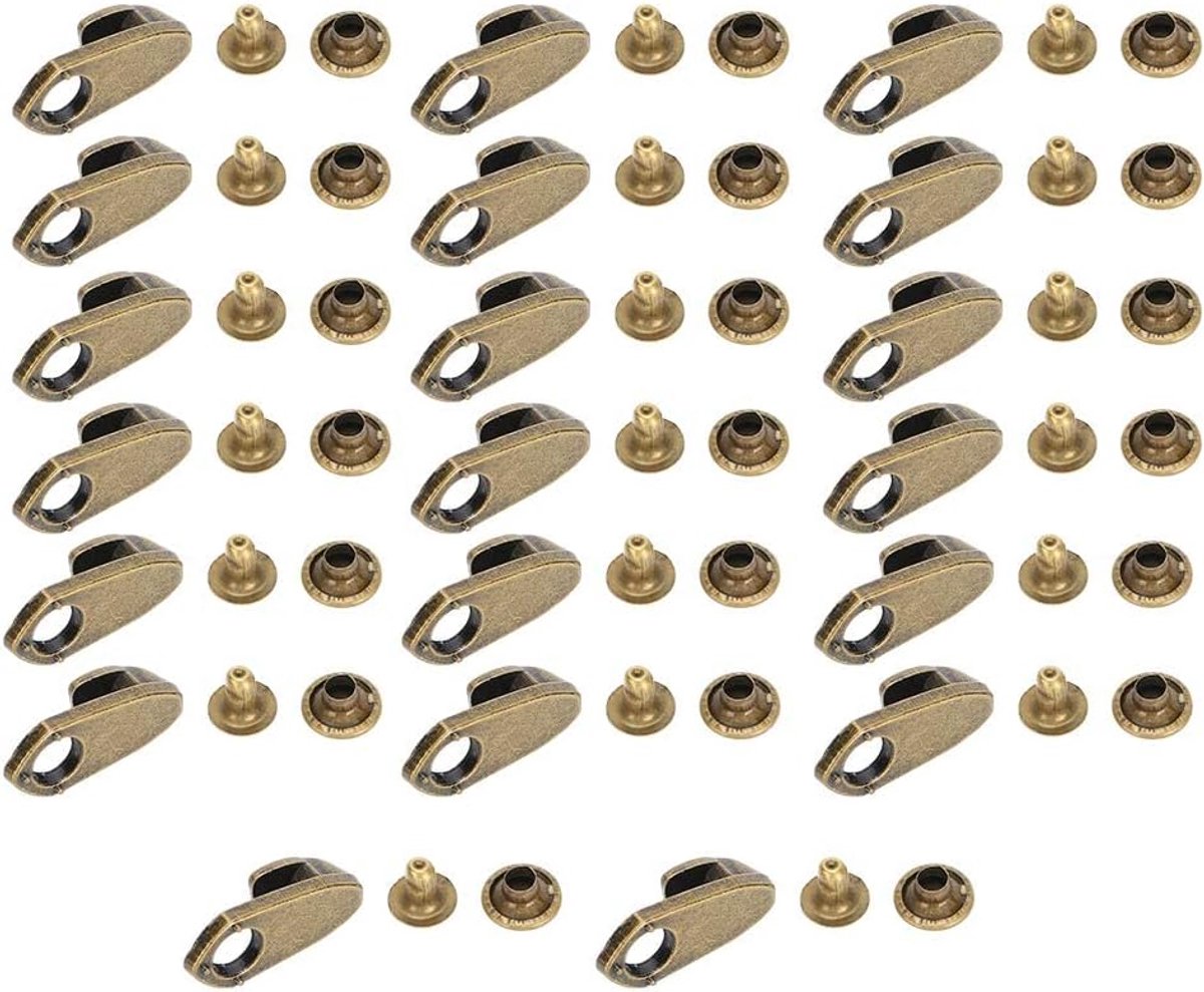 Veter Veiligheidsschoenen Laarsveter Gespen Fittingen met klinknagels voor reparatie / kamperen / wandelen / klimmen accessoires
