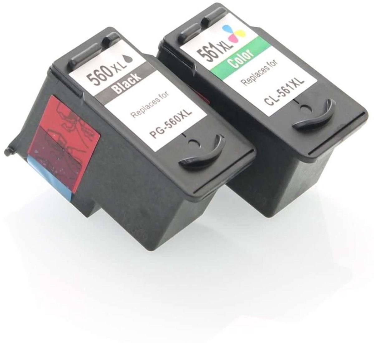 Canon PG560XL / CL561XL - Inktcartridge Zwart 2-pack - Huismerk Compatible - Geschikt voor Canon Pixma TS 5350 Canon Pixma TS 5350a Canon Pixma TS 5350i Canon Pixma TS 5350t Canon Pixma TS 5351 Canon Pixma TS 5351a Canon Pixma TS 5352