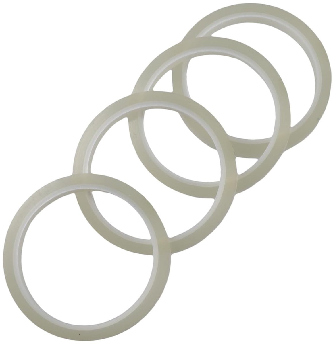 Hittebestendige tape 10 mm - transparant - polyester film - geen resten na verwijdering - ShopVlot
