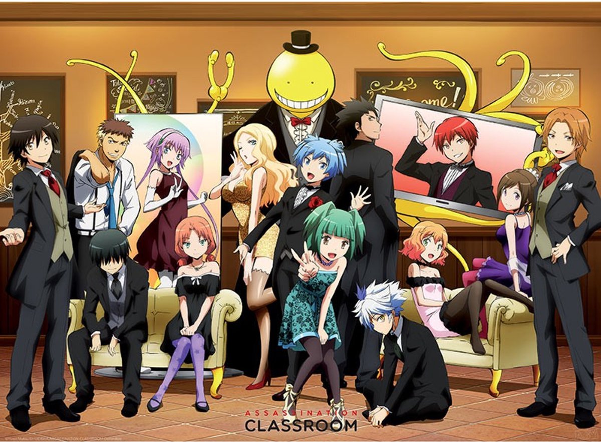 ABYSTYLE Poster Assassination Classroom - Elegant group 52x38cm Divers