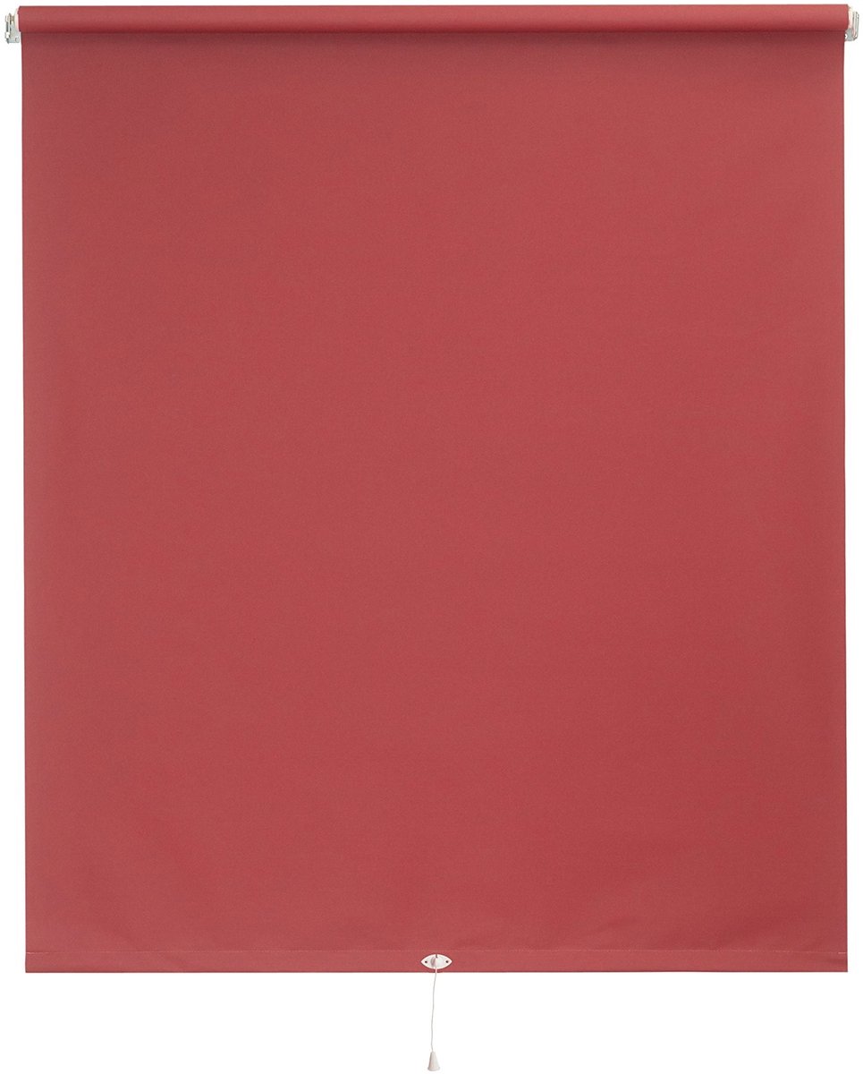 Omgoods - Verduisterende Rolgordijn voor Binnen in Rood, 122 x 180 cm