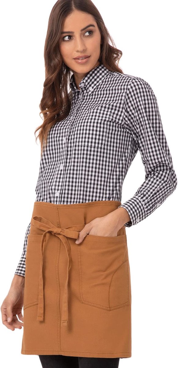 Omgoods - Rockford Bib Schort in Nootkleur