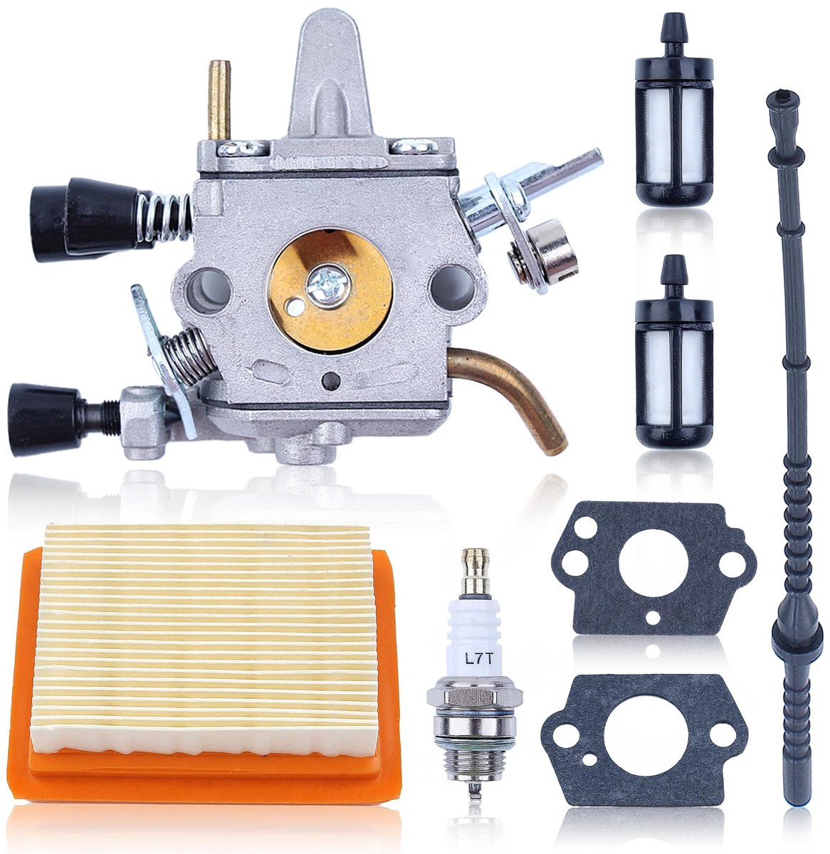 Omgoods - Professionele Carburateur Rebuild Set voor Grasmaaiers