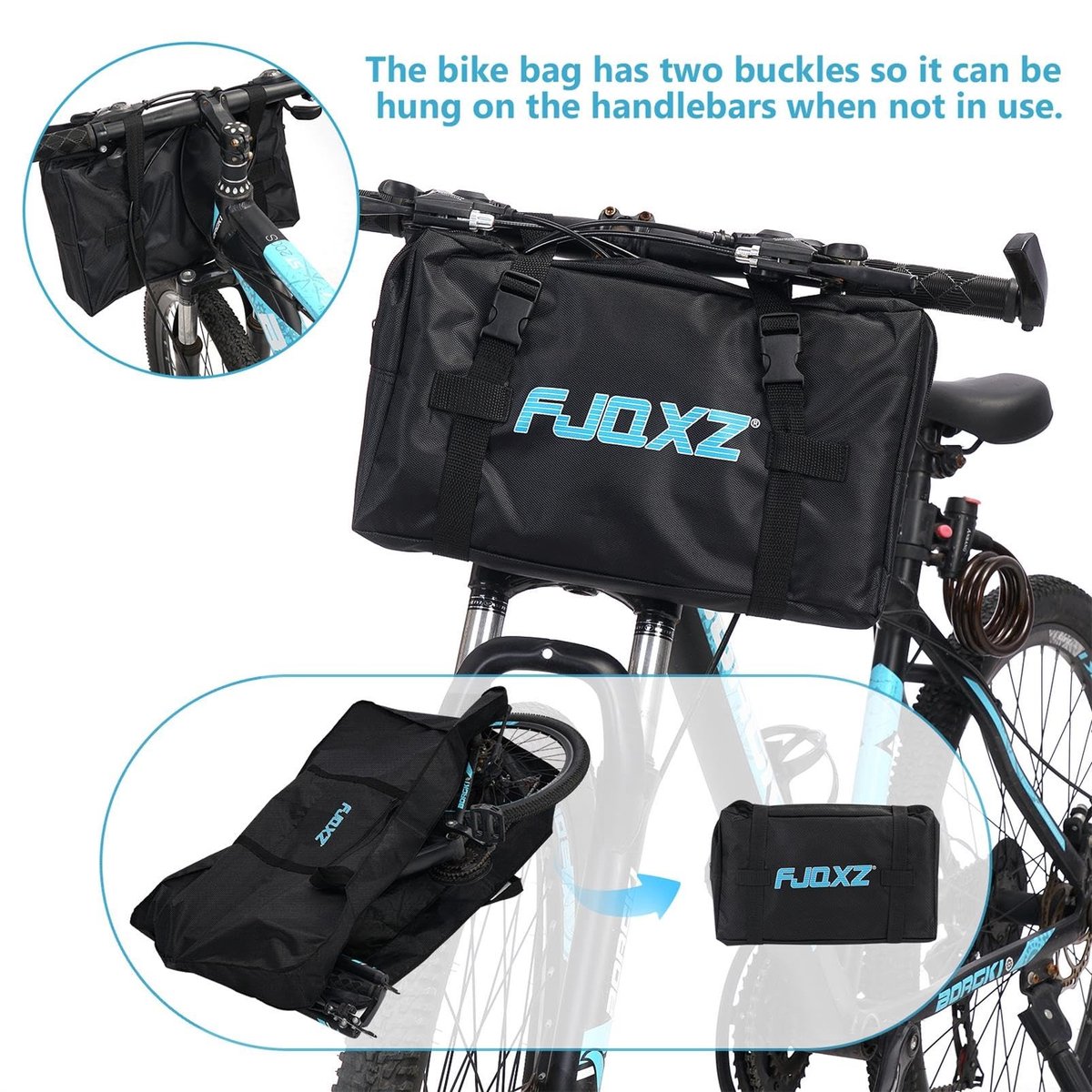 Omgoods - Waterdichte Fiets Transporttas van 1680D Oxford