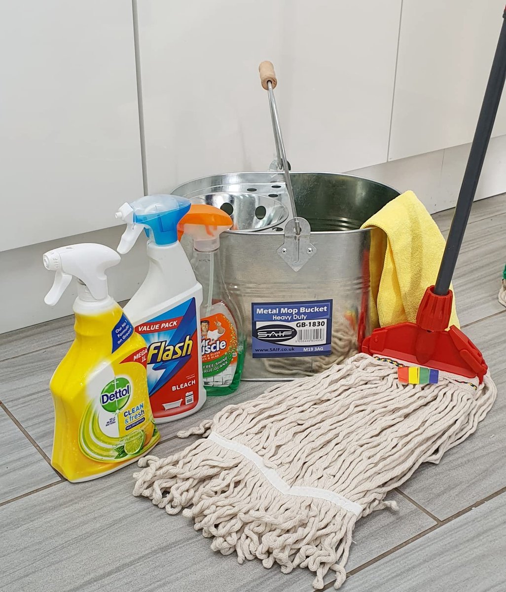 Omgoods - Set van 2 Kentucky Mopkoppen voor Intensief Gebruik