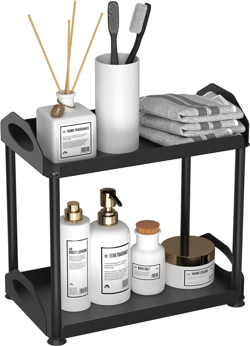 Omgoods - 2-Tier Countertop Organizer voor Cosmetica en Keukenaccessoires