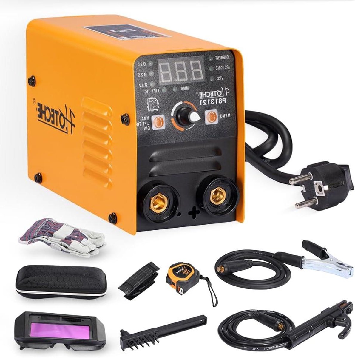 Mini lasapparaat - Lasapparaat Inverter lasapparaat - Metaalverbindingen maken - Digitaal display - 120 A - Grijs