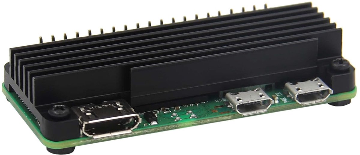 Raspberry Pi Zero 2 W Aluminum Alloy Cooler Heatsink (C296) | 10mm Height, Passive Cooling