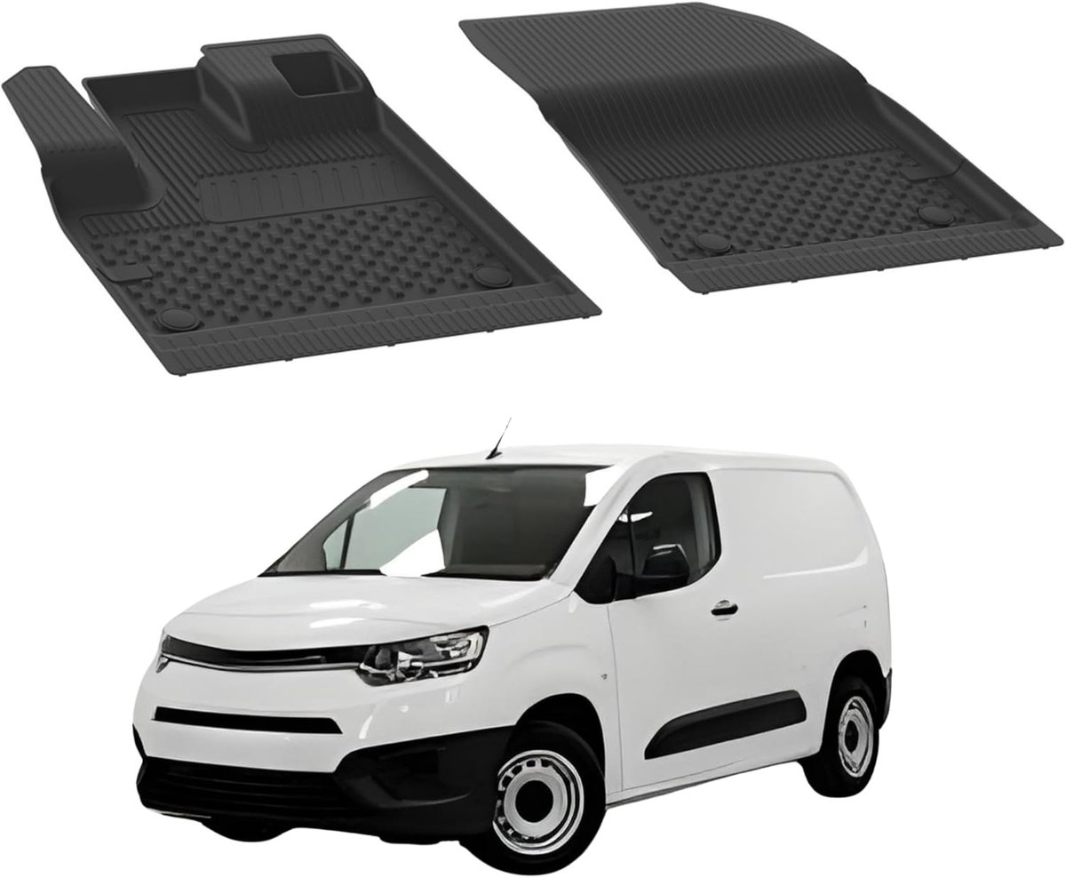 Vloermatten Toyota Proace City Cargo 2020-2024 - 4.5D Premium TPE - Antislip Rubber - Waterdicht - SnelShoppen