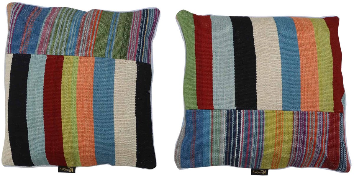 Handgeweven Kilim Kussensloop