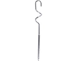 Elektrische Handmixer - Bak Gereedschap - Gebak Maken - Variabele Snelheid - 21 x 20.5 x 9.5 cm - Zilver — afbeelding 2