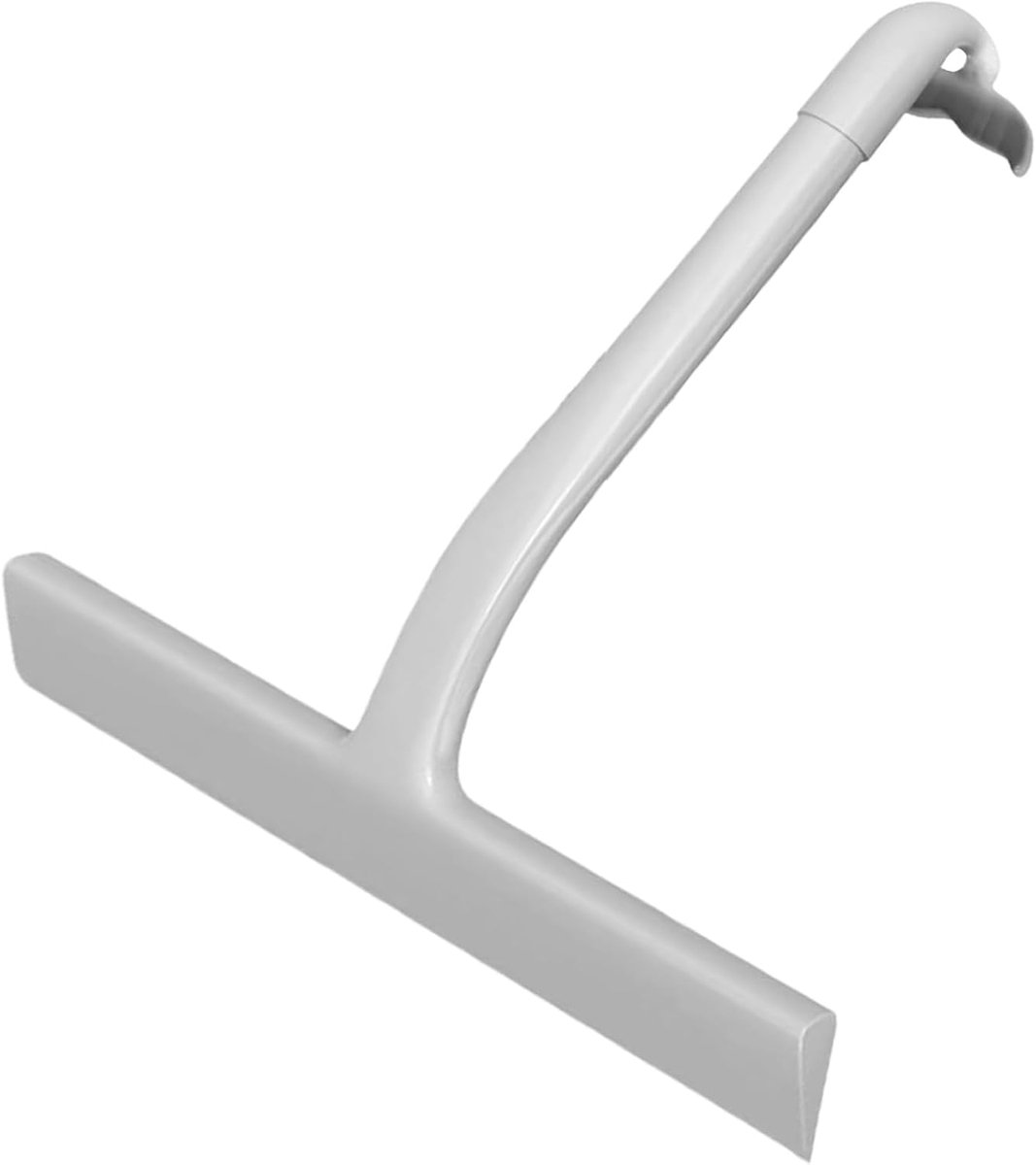 Raamwisser - Glasreiniger schraper - Vlekkeloos Schoonmaken - Scheurvast siliconen - 25 cm - Wit