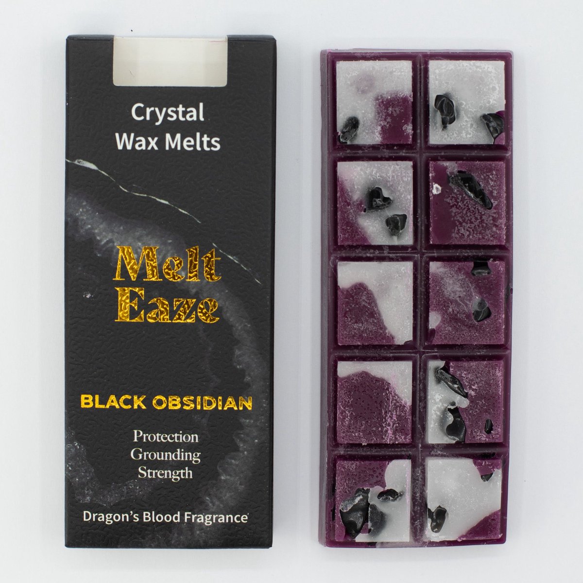 3 x MeltEaze Wax Melts 50g - Obsidian Shield - Dragons Blood
