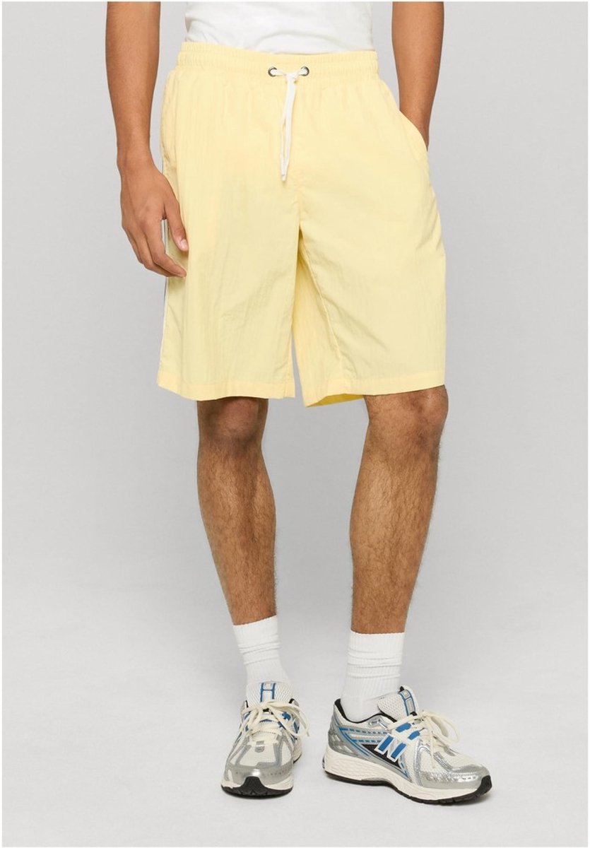 Urban Classics Board Shorts With Patched Stripe Zwemshorts S Geel