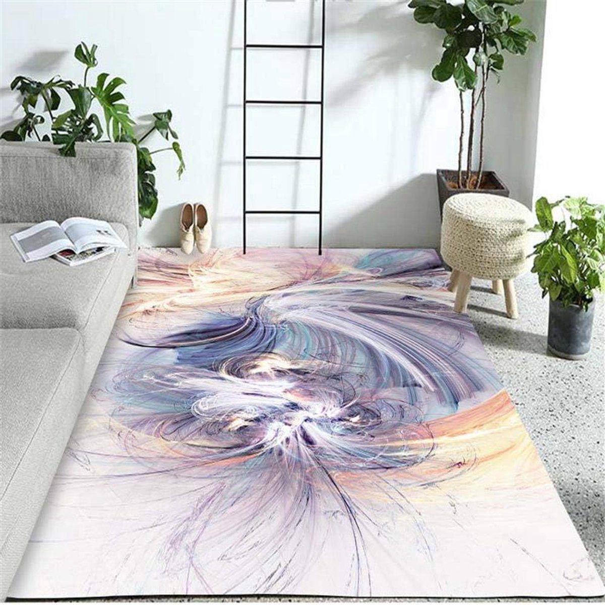 Woonkamertapijt Decoratief - Abstract Vloerkleed - Woonruimte Verfraaien - Geschikt Voor V