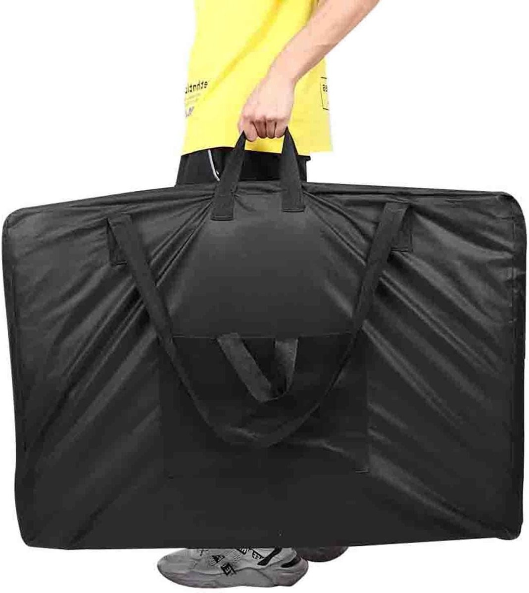 Draagtas voor Massagetafel, Universele Zwarte Tas voor Spa Bed, Professionele Schoudertas met Ruimte voor Accessoires en Comfortabel Draaggemak