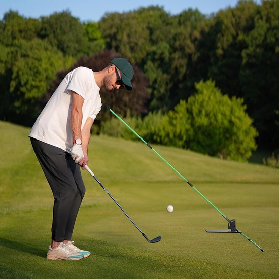 Golf Alignment Sticks - Zwaai Trainer - Techniek Verbeteren - Compact Opvouwbaar - 25 cm Pakket - Basis Indicator van GOLF — afbeelding 5