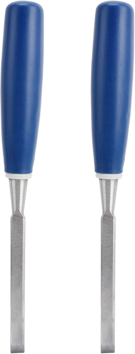 Houten Beitels Set - Snijbeitels Hout - Houtbewerking Precisie - Hoge Hardheid Staal - 3/8 Inch - Blauw Handvat
