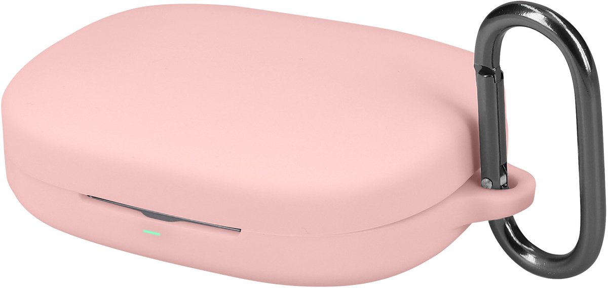 kwmobile cover voor oordopjes case - geschikt voor Shokz OpenFit Pro - Trendy beschermhoes draadloze oordopjes in oudroze