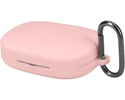 kwmobile cover voor oordopjes case - geschikt voor Shokz OpenFit Pro - Trendy beschermhoes draadloze oordopjes in oudroze