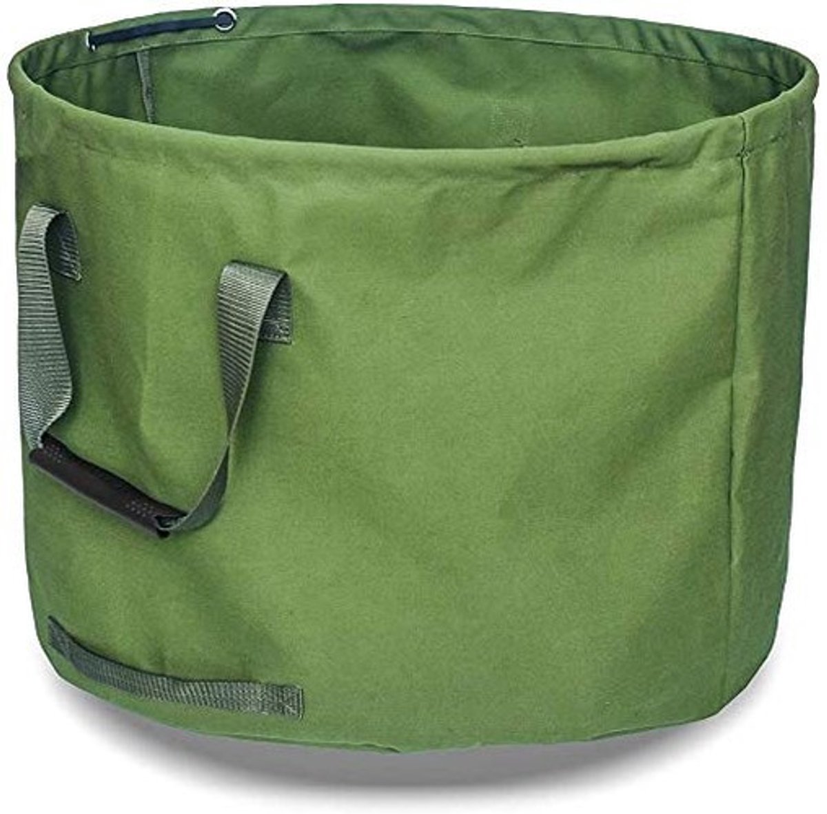 Dailygoods- Tuinafvalzak Extra Groot 32 Gallons - Herbruikbare Bladopslagzak - Opvouwbaar - Twee Handgrepen - Canvas - Flexibele Hoepel - Afvalzak