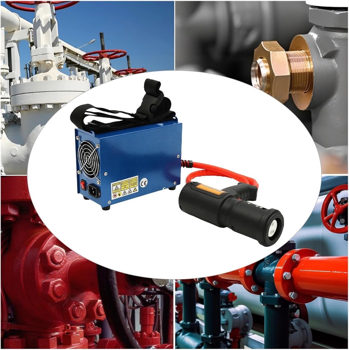 Inductie Verwarmer - Metaal Ontgrendeler - Vastzittende Onderdelen - Vlamloze Verwarming - 1500 Watt - Blauw