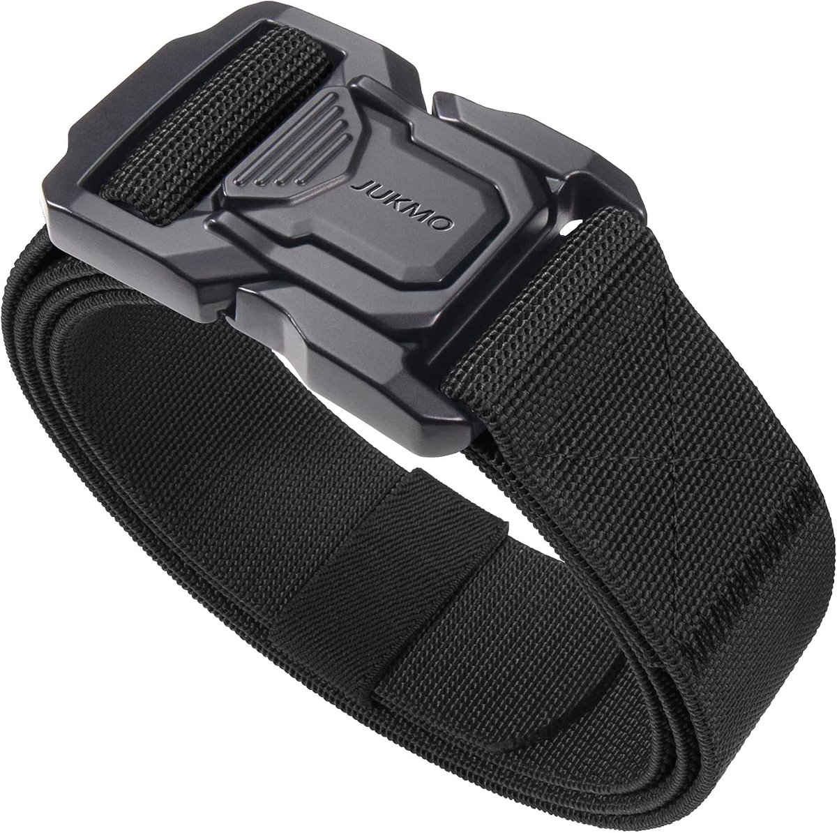 JUKMO Tactical Belt for Men, Military Rigger 1.5" Nylon Web Work Belt with Quick Release Heavy Duty Buckle - ShopVlot